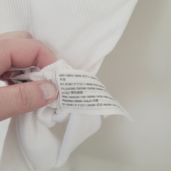 New Abercrombie & Fitch Seamless Rib Fabric Tank Bodysuit Size XXL NWT - Picture 5 of 10